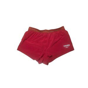 Nike Gyakusou Red Running Shorts With Reflective Logo & Pockets size medium